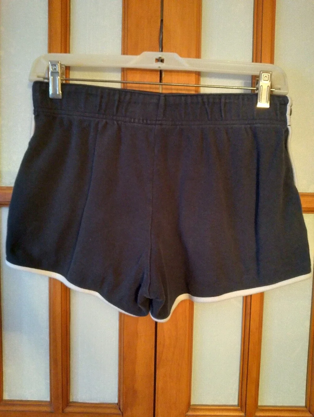 Women's Vintage Y2K Black Nike Foldover Waist Just Do It Shorts Sz M